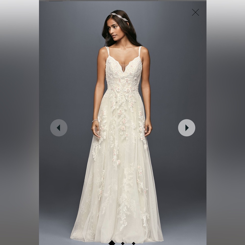 Wedding Dress A-line Sweetheart Size 8 Medium NWT